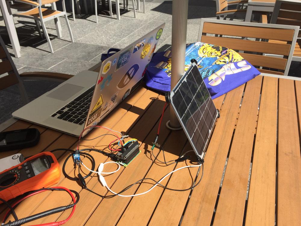 Field testing the sensors