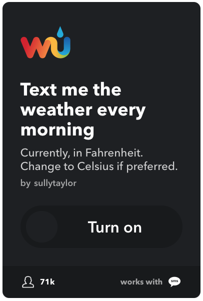 Weather Applet
