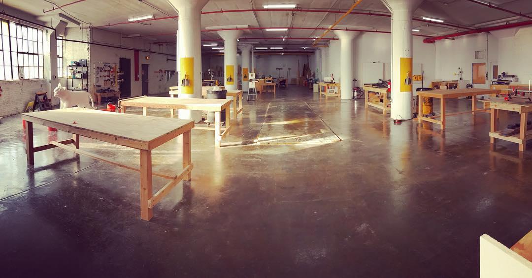 The wood shop side of Lost Arts