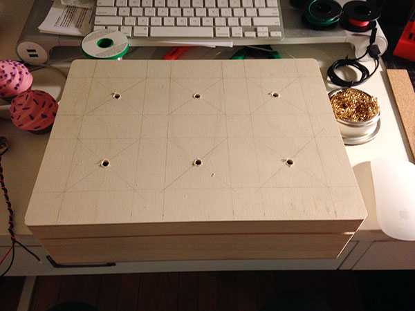 Project enclosure with measurements